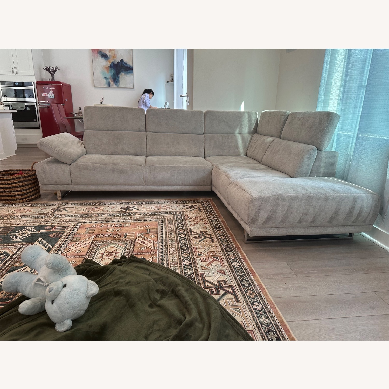 Scandinavian Designs Light Gray 2 Piece Sectional - image-12