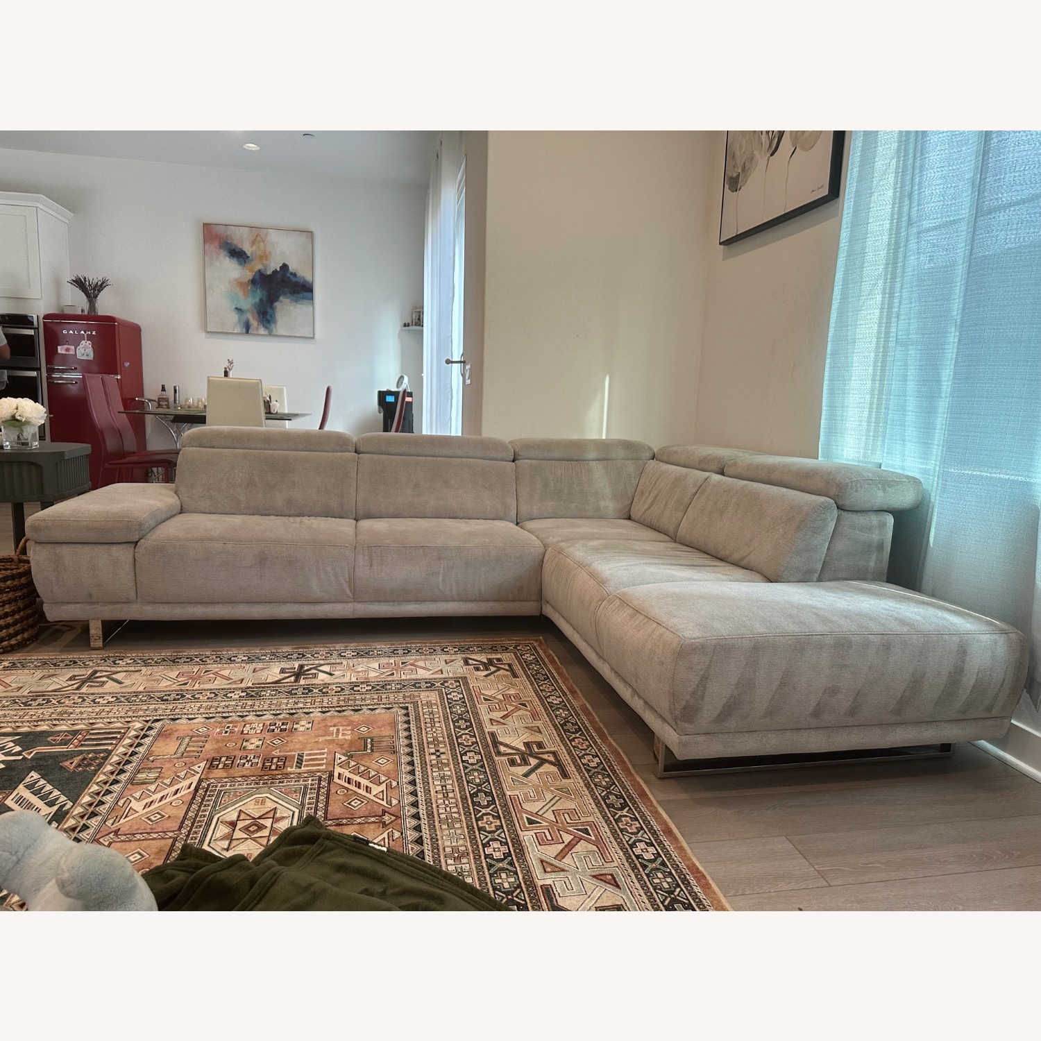 Scandinavian Designs Light Gray 2 Piece Sectional - image-1