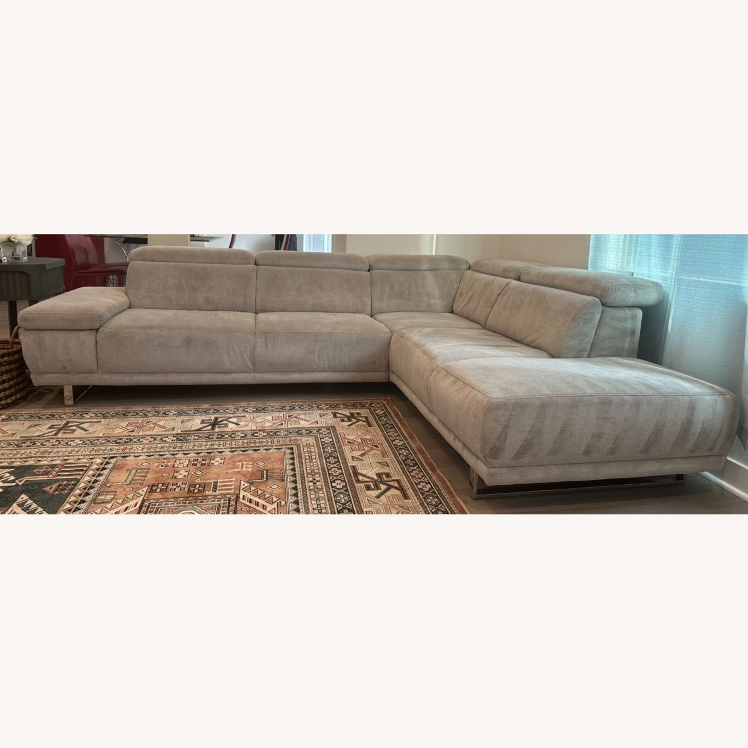 Scandinavian Designs Light Gray 2 Piece Sectional - image-2