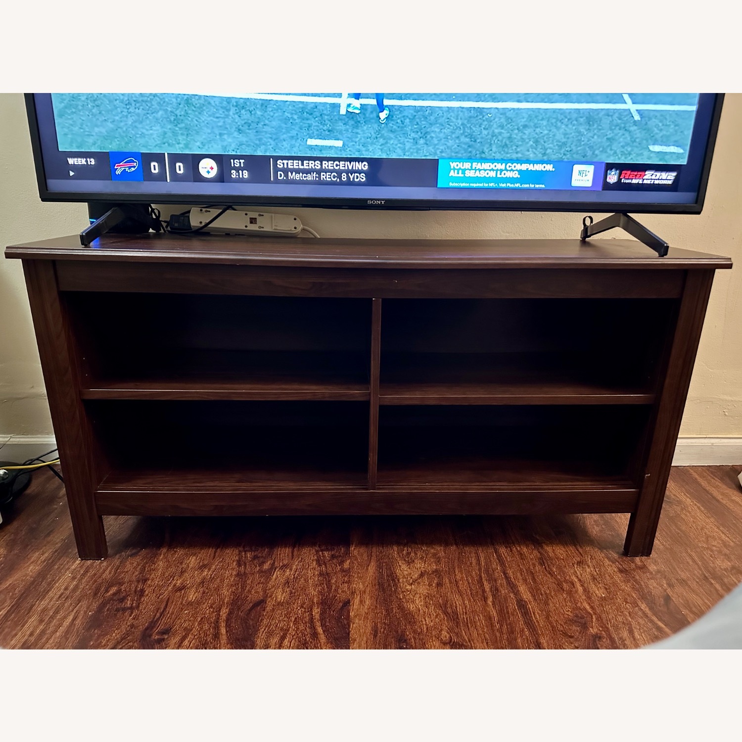 IKEA Brusali Dark Brown Media Storage - image-1