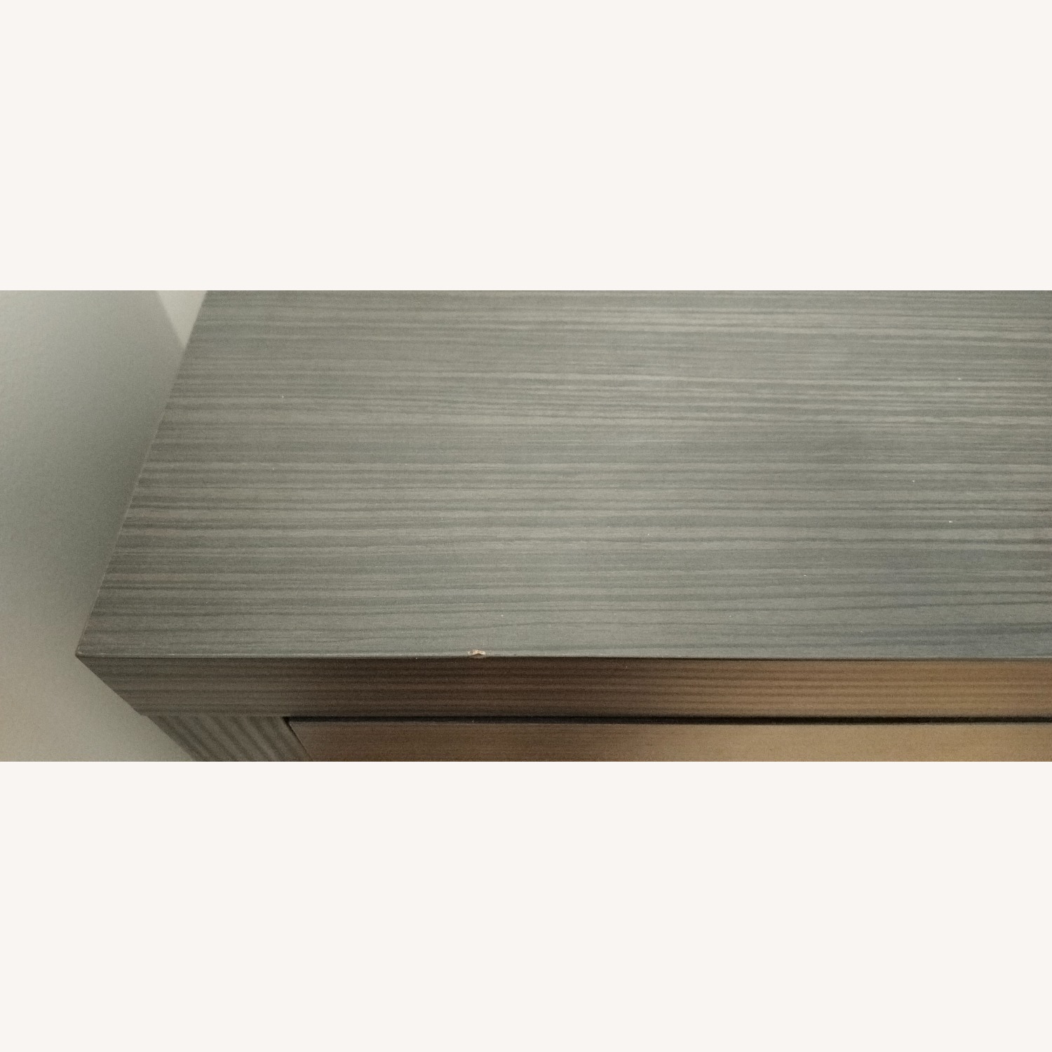 Lazzoni Bade Console Dark Gray Wood Side Table - image-3