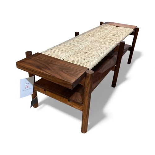 Used The Citizenry San Pedro Handcrafted Woven Bench for sale on AptDeco