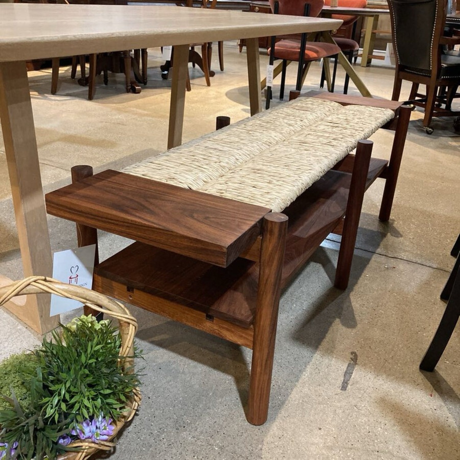 The Citizenry San Pedro Handcrafted Woven Bench - image-2