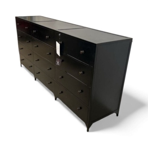 Used Four Hands Belmont Industrial 12-Drawer Dresser for sale on AptDeco