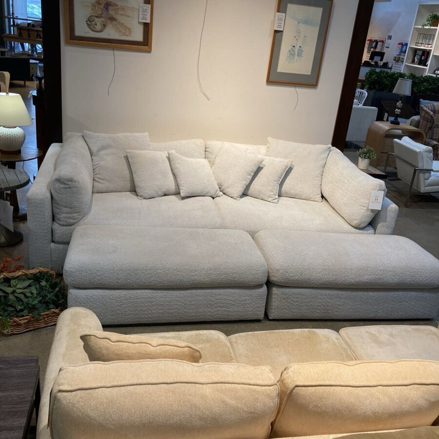 American Signature Haven Media 4-Piece Sectional - image-3