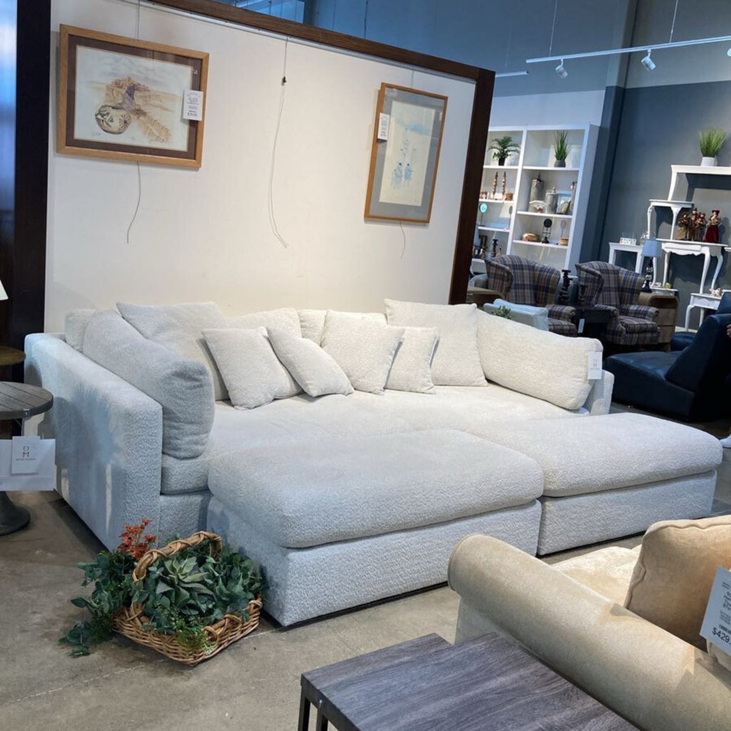 American Signature Haven Media 4-Piece Sectional - image-2