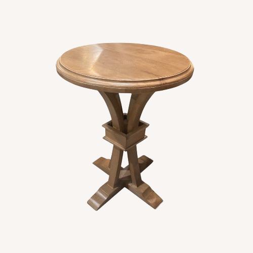 Used Round Oak Side Table for sale on AptDeco