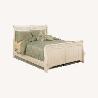 Natural Wood Full Bed