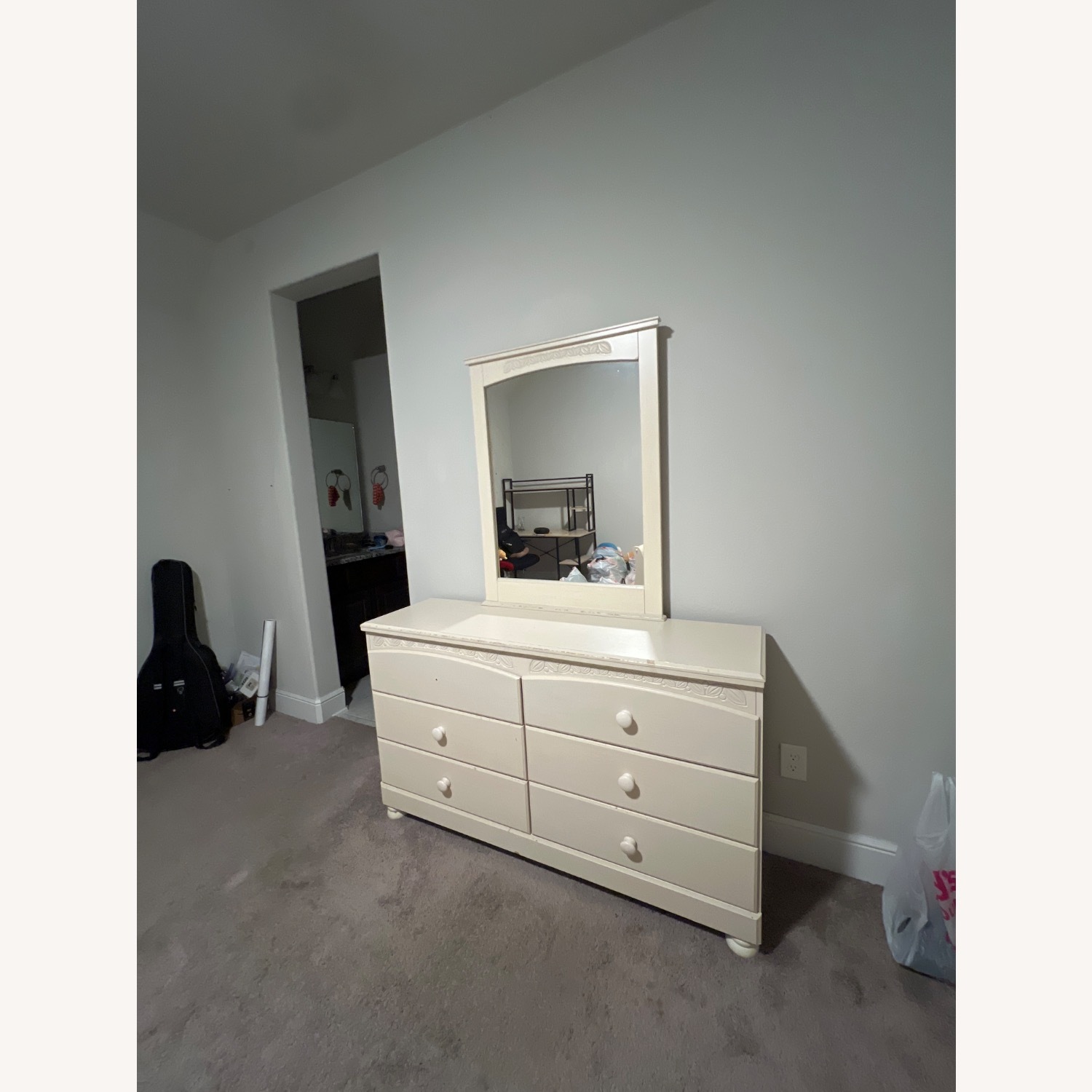 Ashley Furniture Natural Wood Dresser - image-2