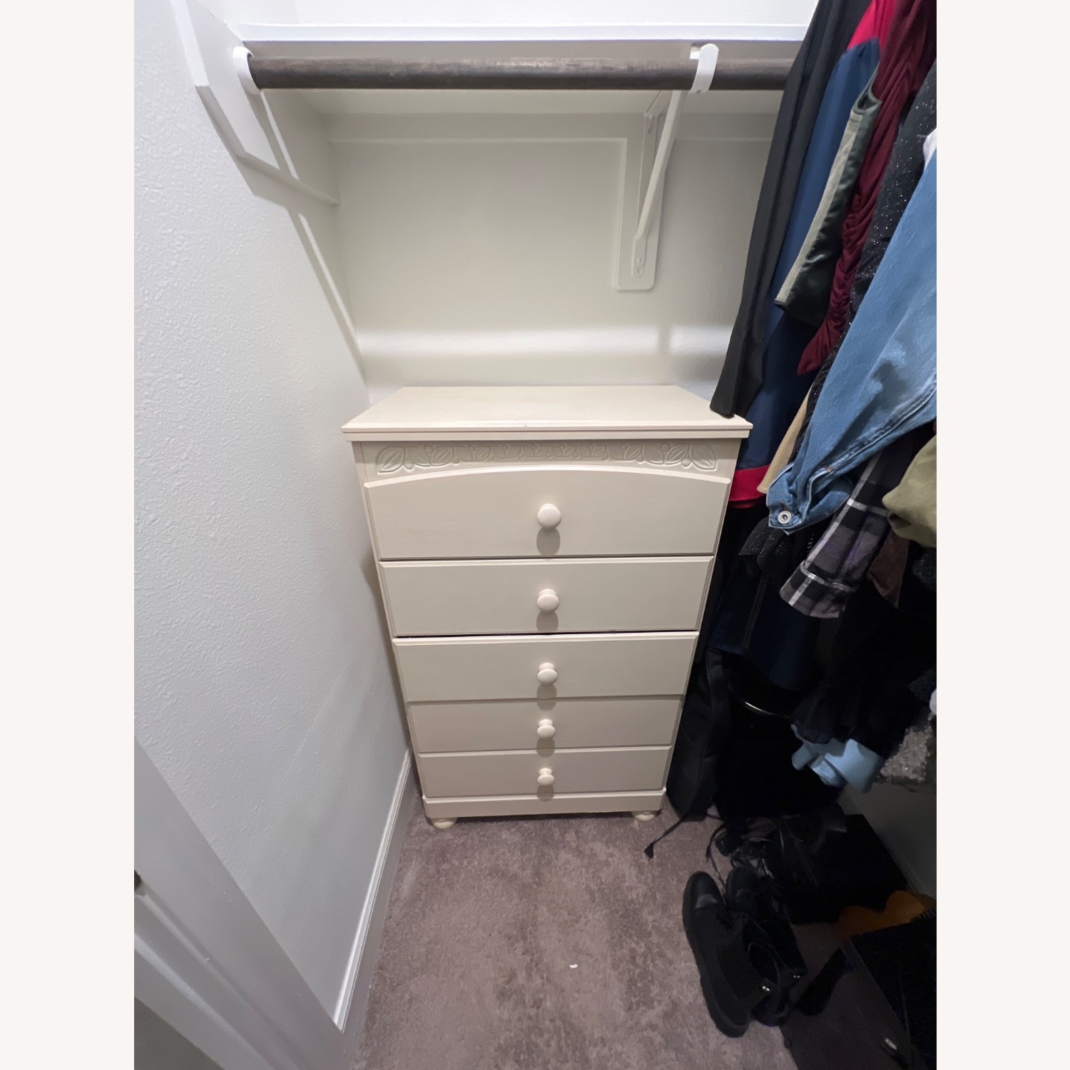 Ashley Furniture Natural Wood Dresser - image-1