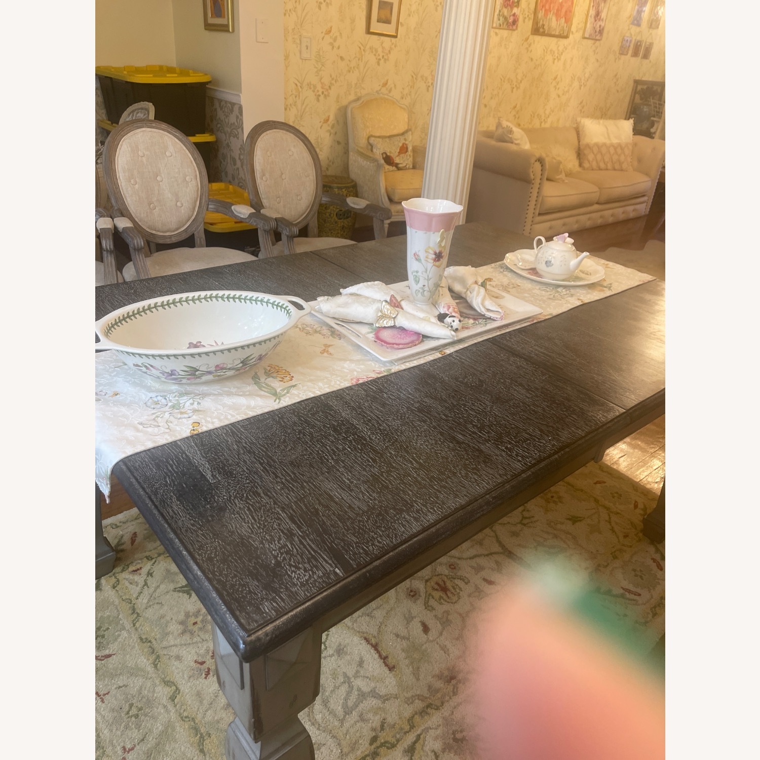 Wayfair Dark Gray Dining Table - image-2