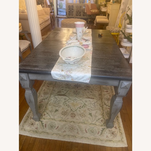 Used Wayfair Dark Gray Dining Table for sale on AptDeco