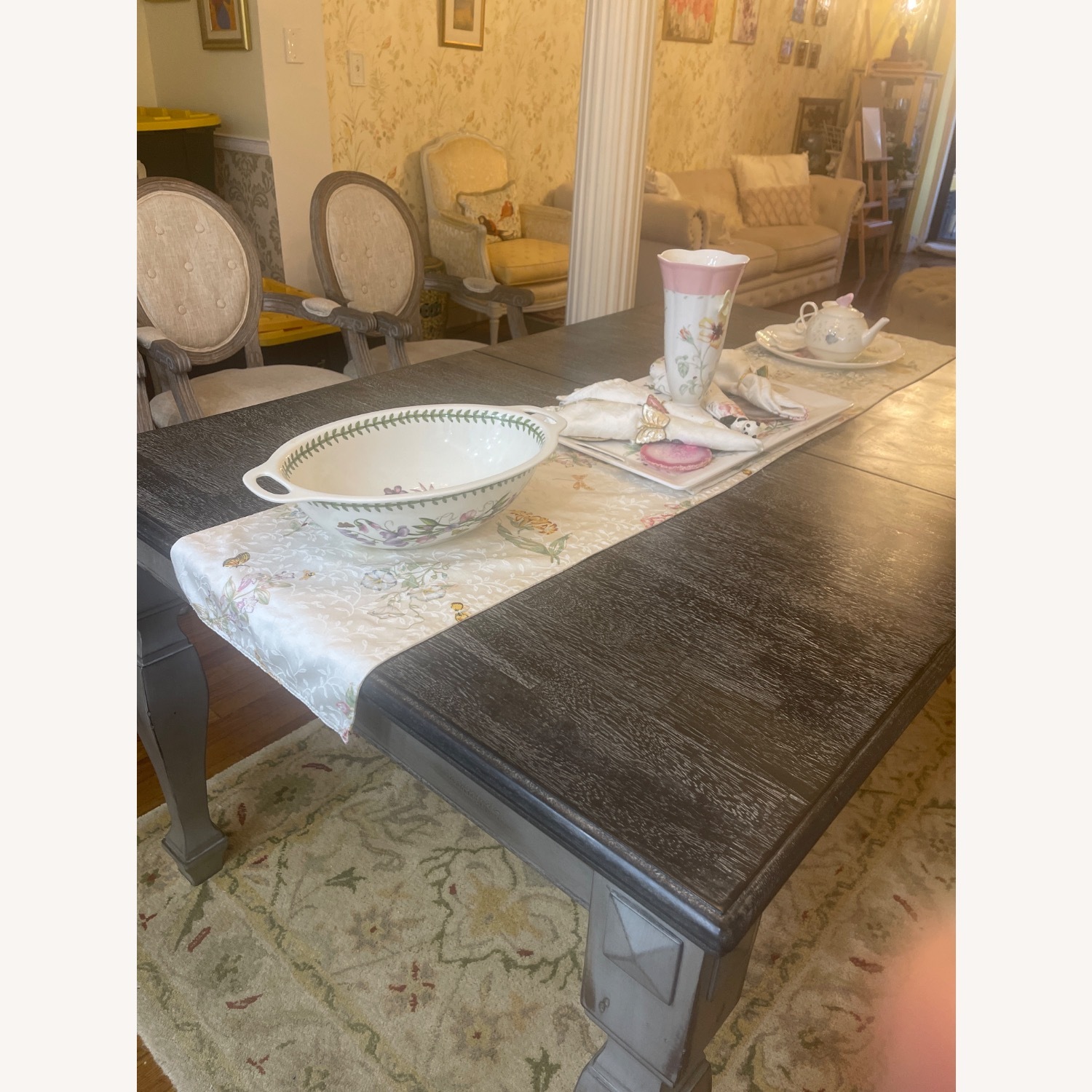 Wayfair Dark Gray Dining Table - image-3