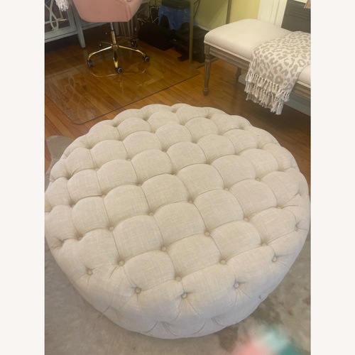 Used Wayfair Light Brown Ottoman for sale on AptDeco