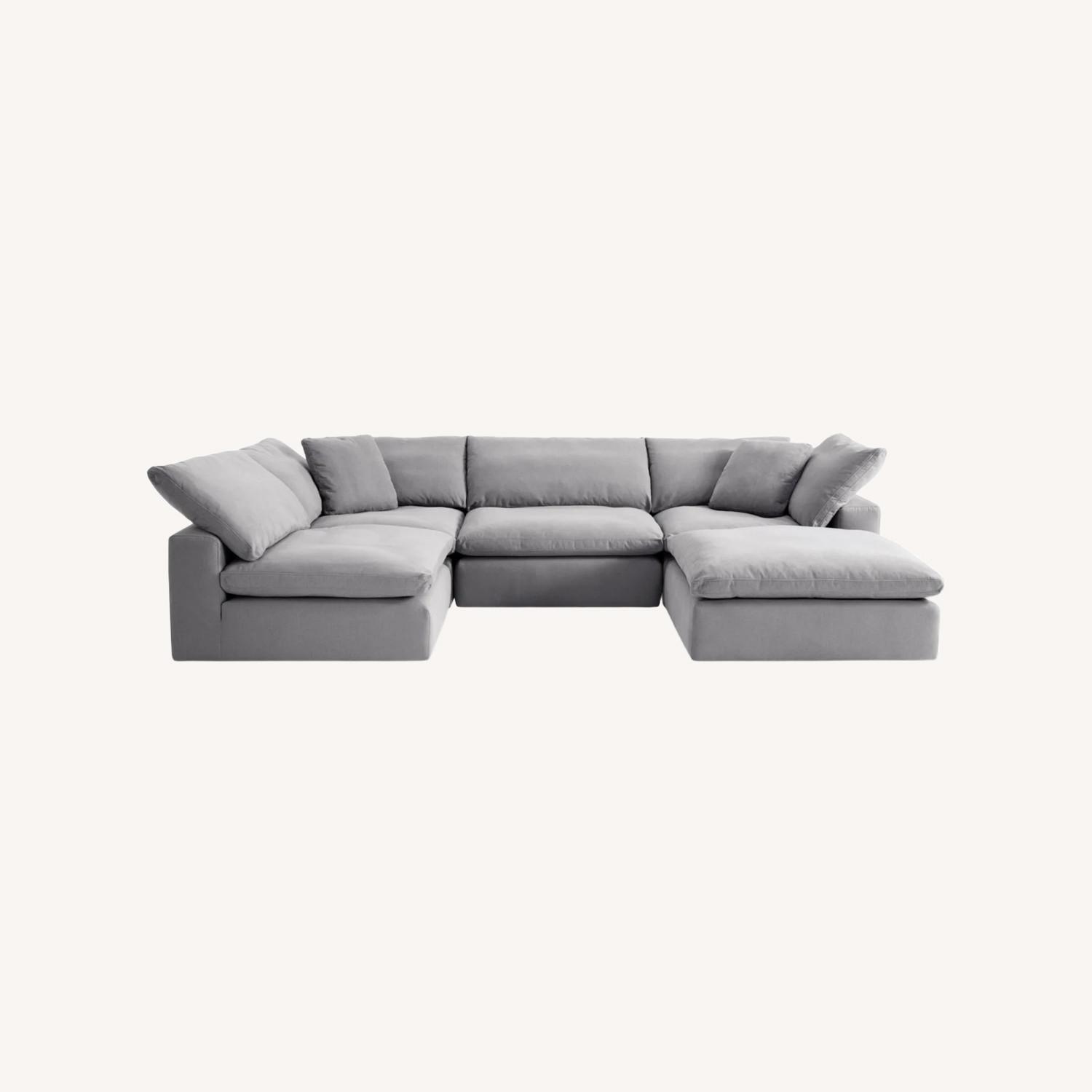 Dream Gray Sectional Couch - image-0