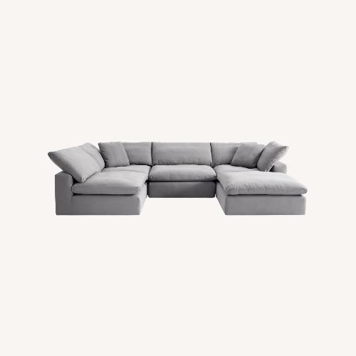 Used Dream Gray Sectional Couch for sale on AptDeco
