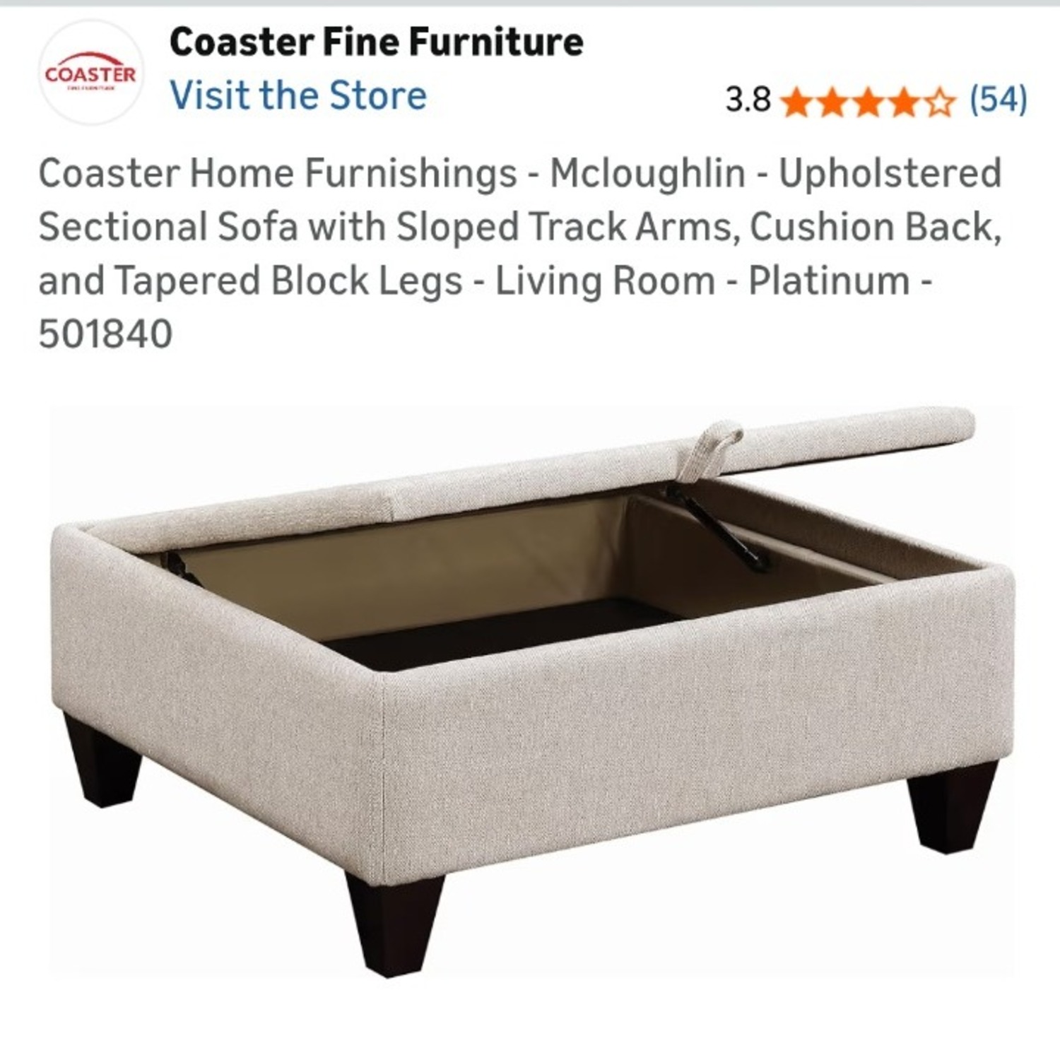 Mclouglin Natural Linen 2 Piece Sectional - image-3