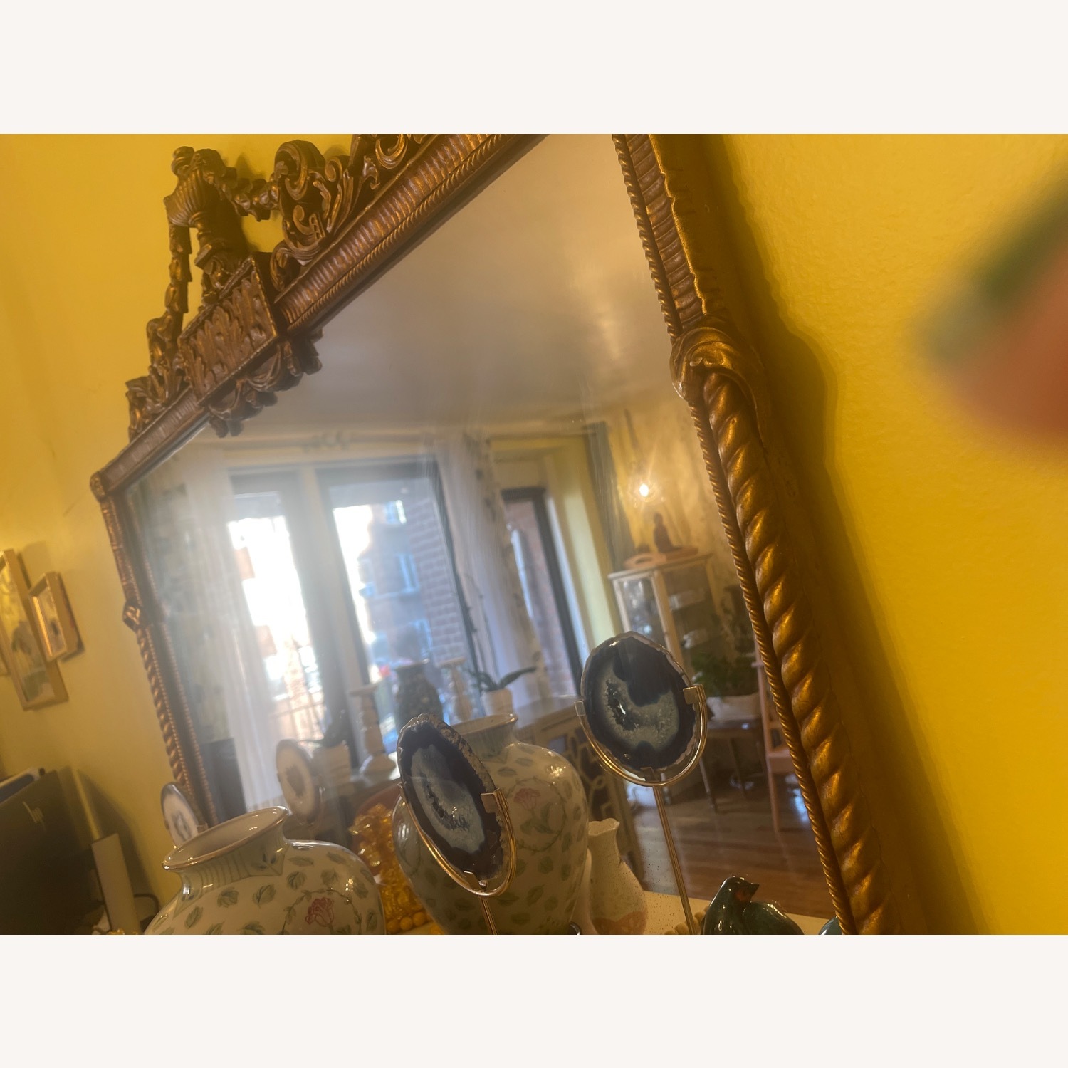 Antique Gold Wall Mirror - image-3