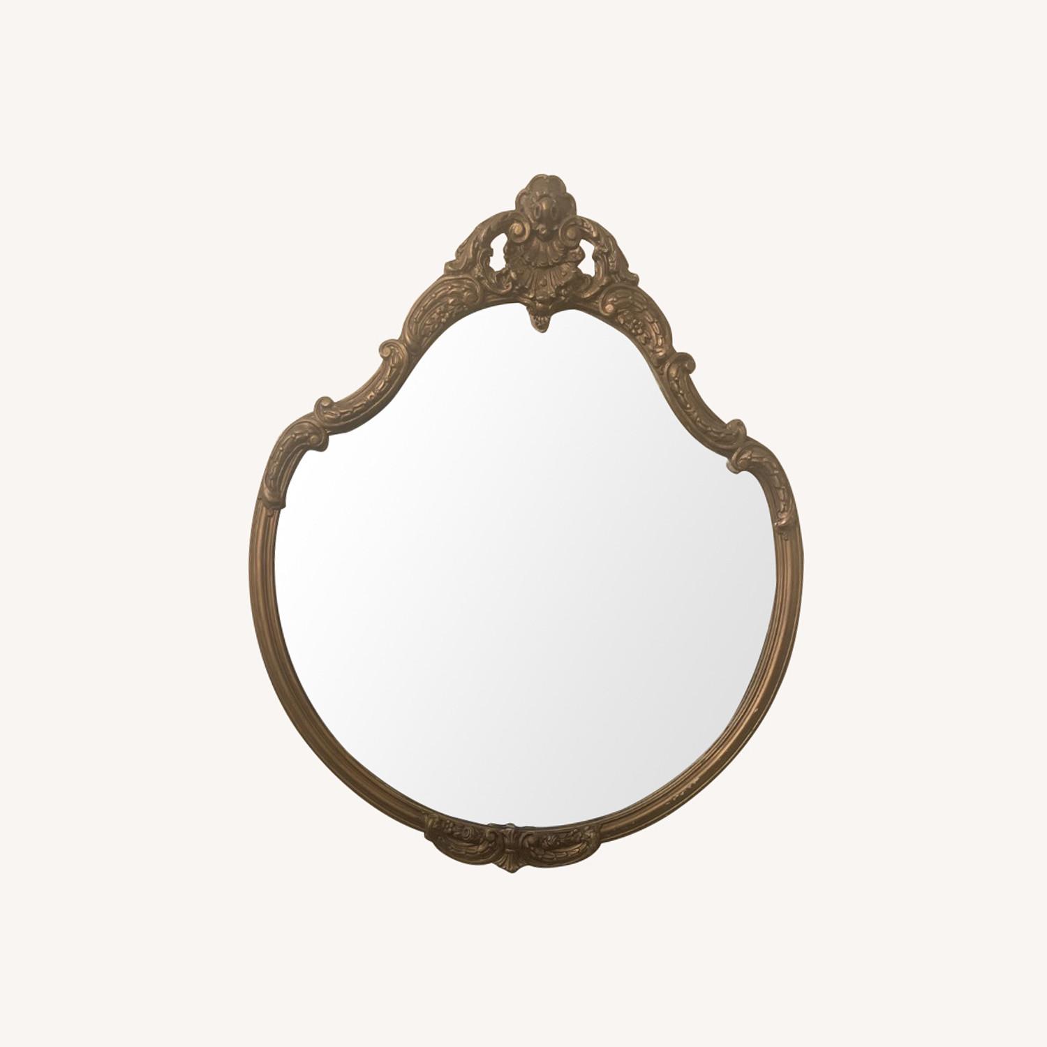 Antique Gold Wall Mirror - image-0