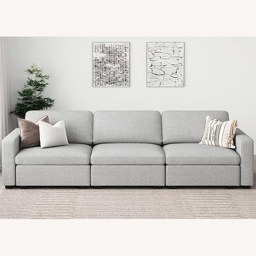 Used Natural Fabric 3+ Seater Sofa for sale on AptDeco