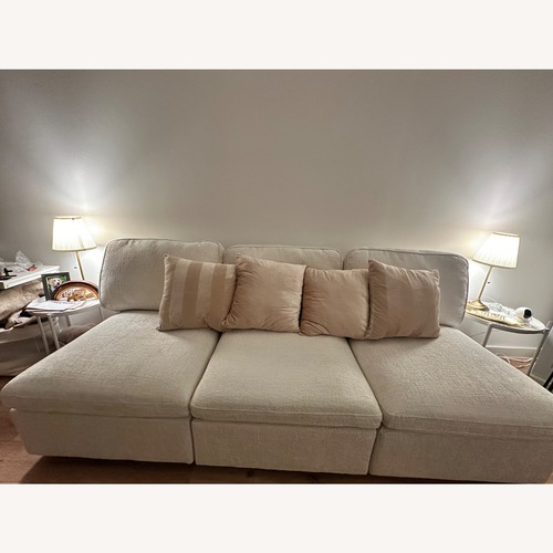 Used Natural Fabric 3+ Seater Sofa for sale on AptDeco