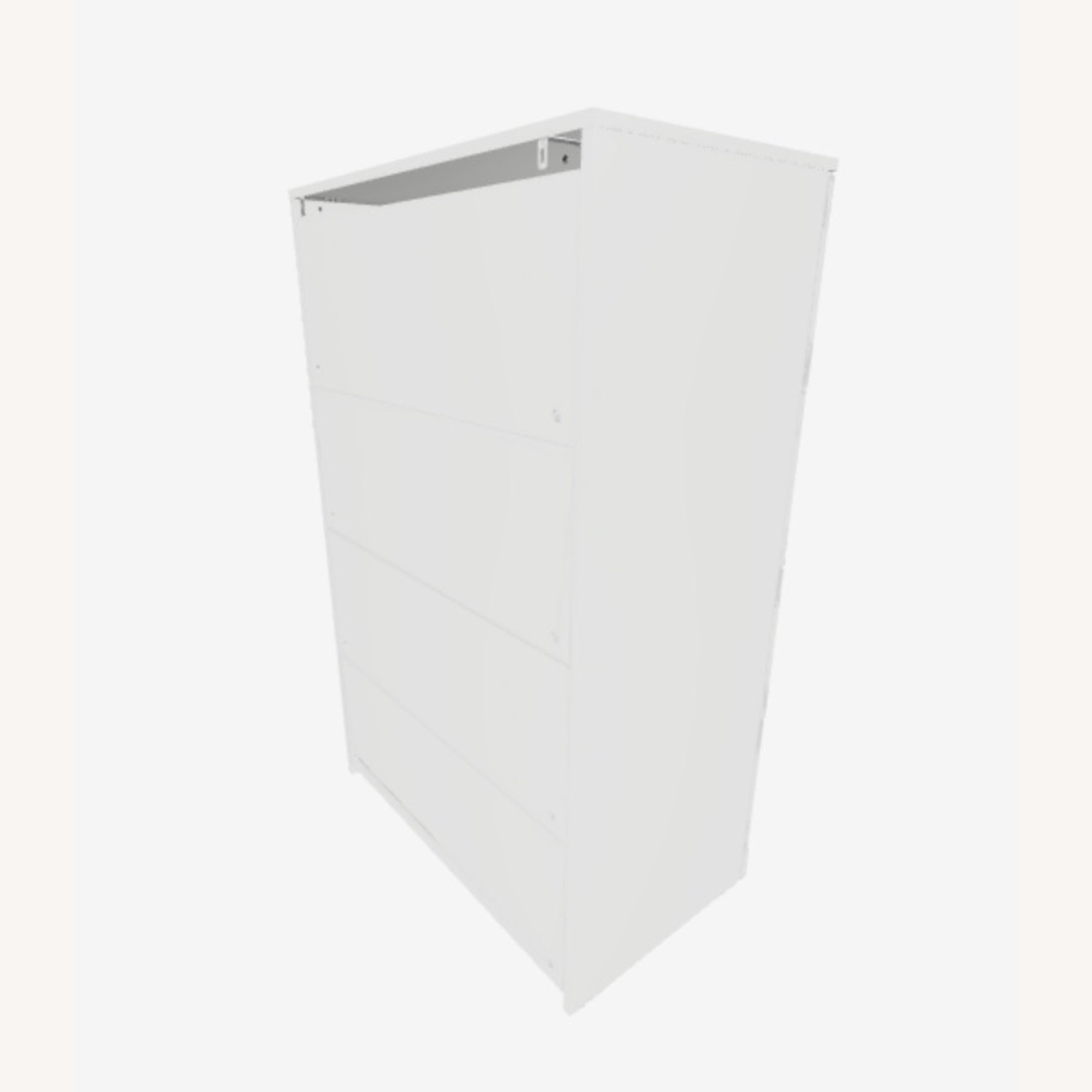 IKEA Brimnes 4 Drawer White Wood Dresser - image-3