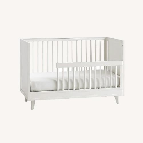 Used Pottery Barn Kids Reese White Wood Crib for sale on AptDeco