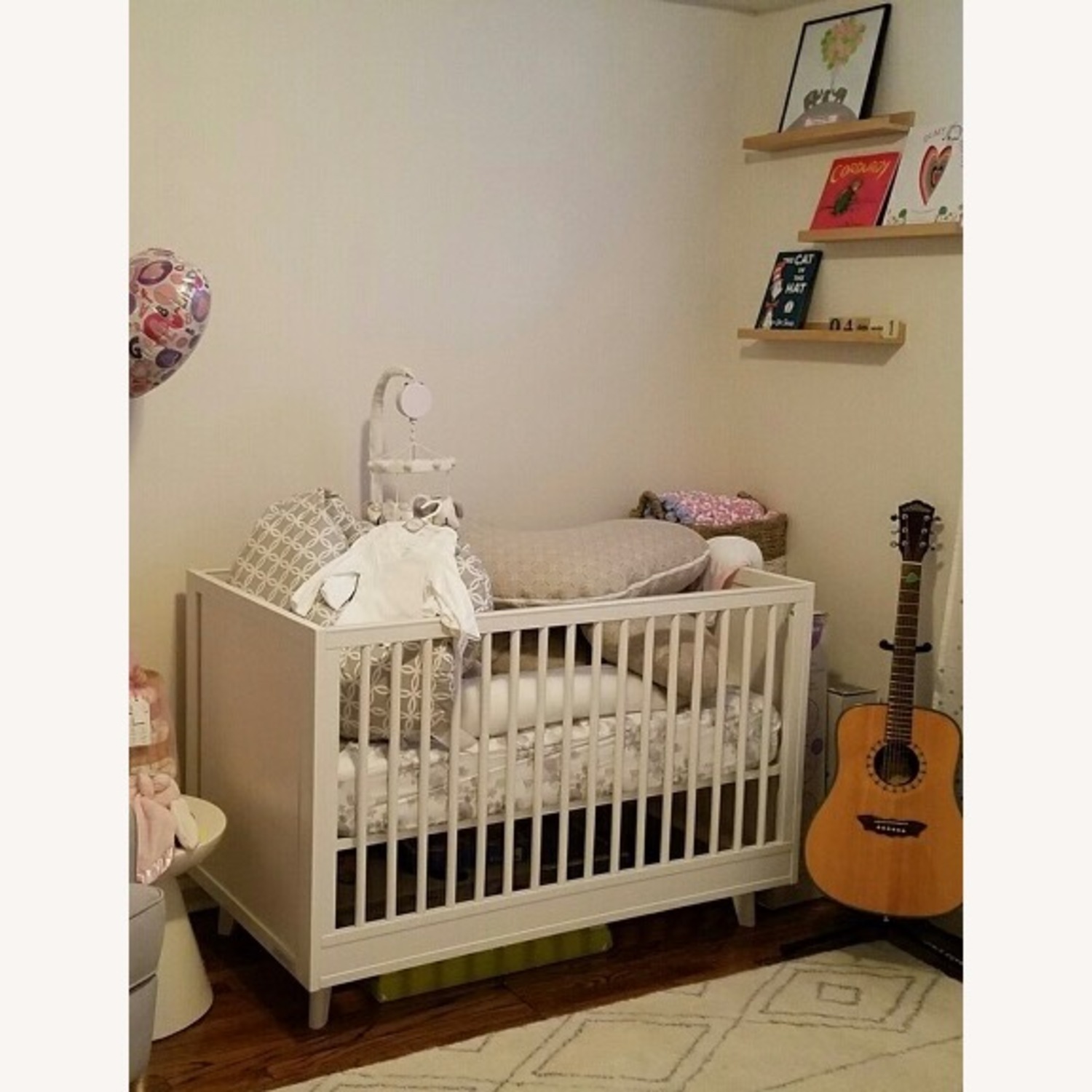 Pottery Barn Kids Reese White Wood Crib - image-4
