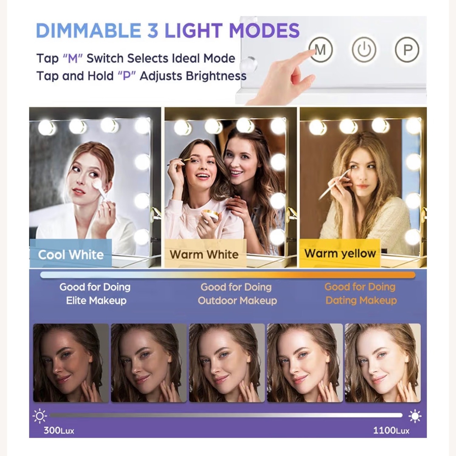 Vanity Desk/Wall Mirror - image-3