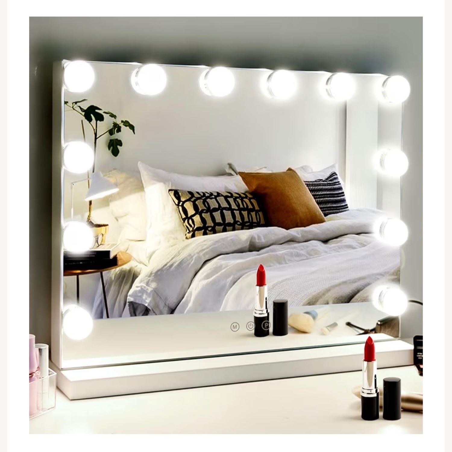 Vanity Desk/Wall Mirror - image-1