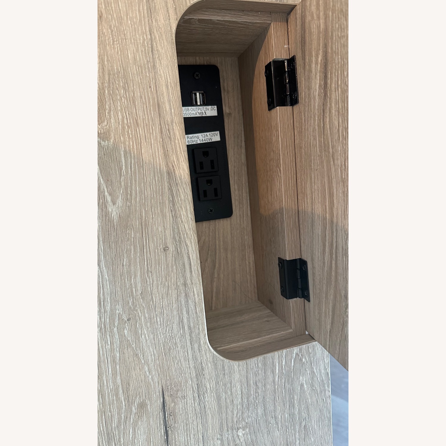 Loring Charging Station Oak - Threshold™ - image-4