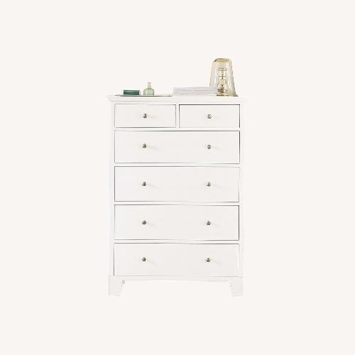 Used Pottery Barn Valencia White Wood Dressers for sale on AptDeco