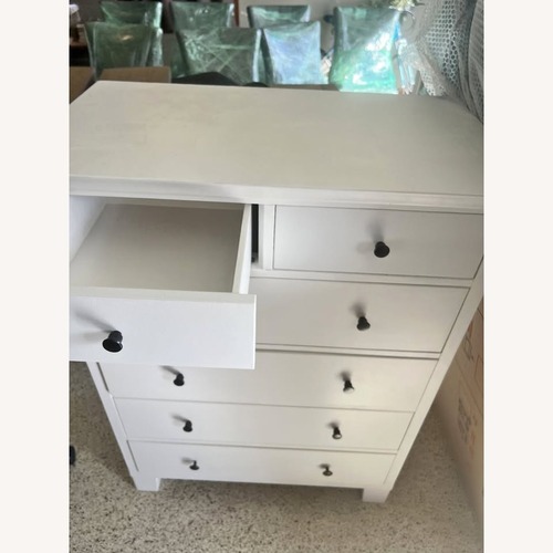 Used Pottery Barn Valencia White Wood Dressers for sale on AptDeco