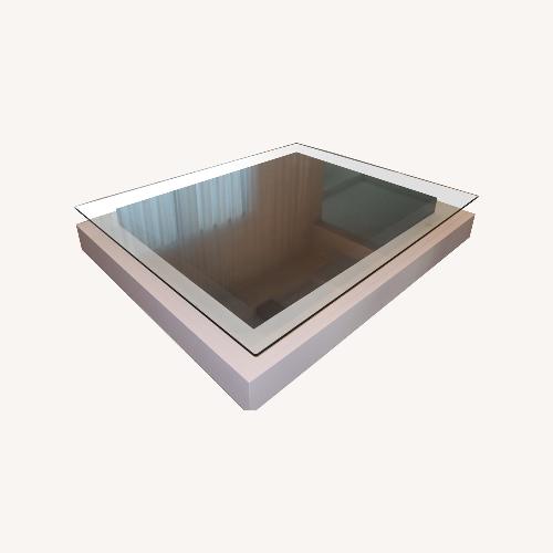Used Large Glass Coffee Table for sale on AptDeco