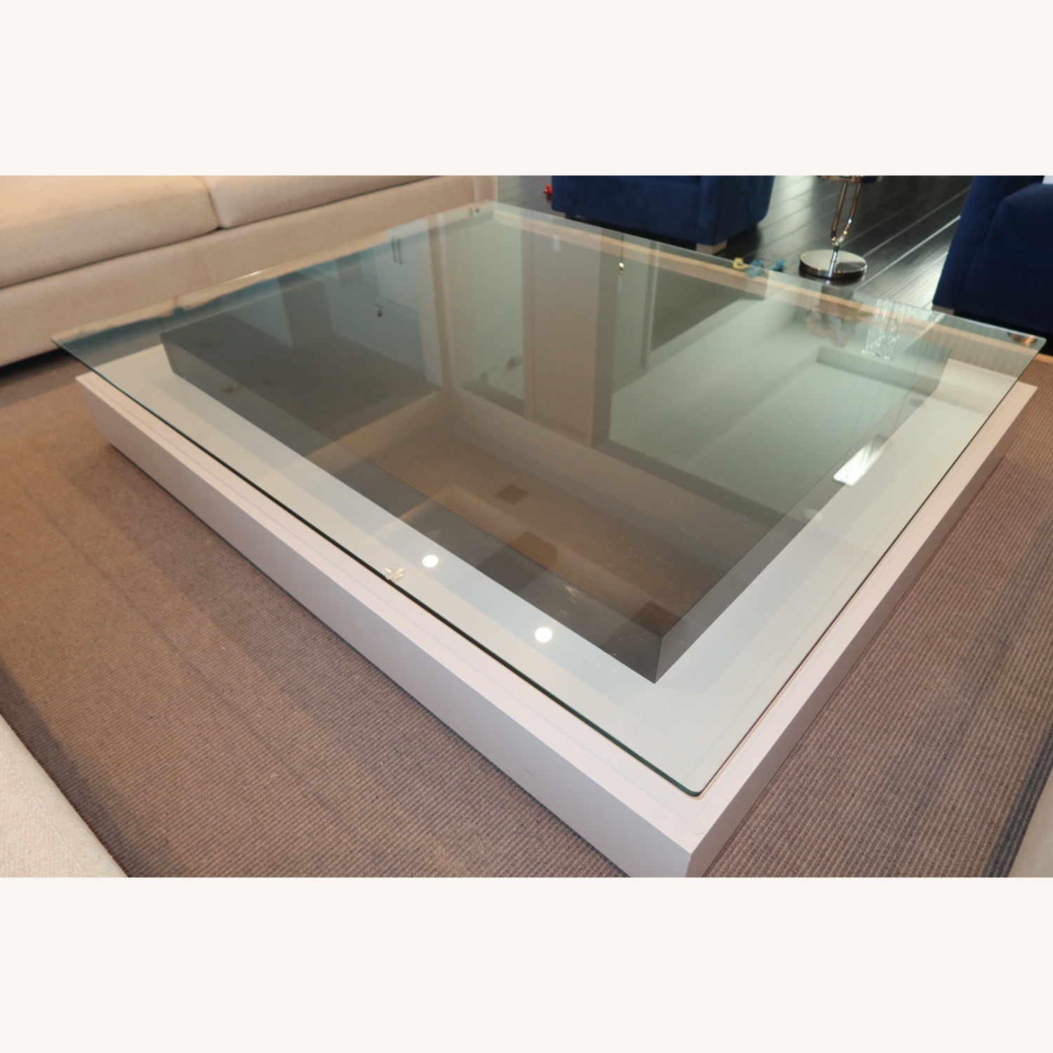Large Glass Coffee Table - image-5