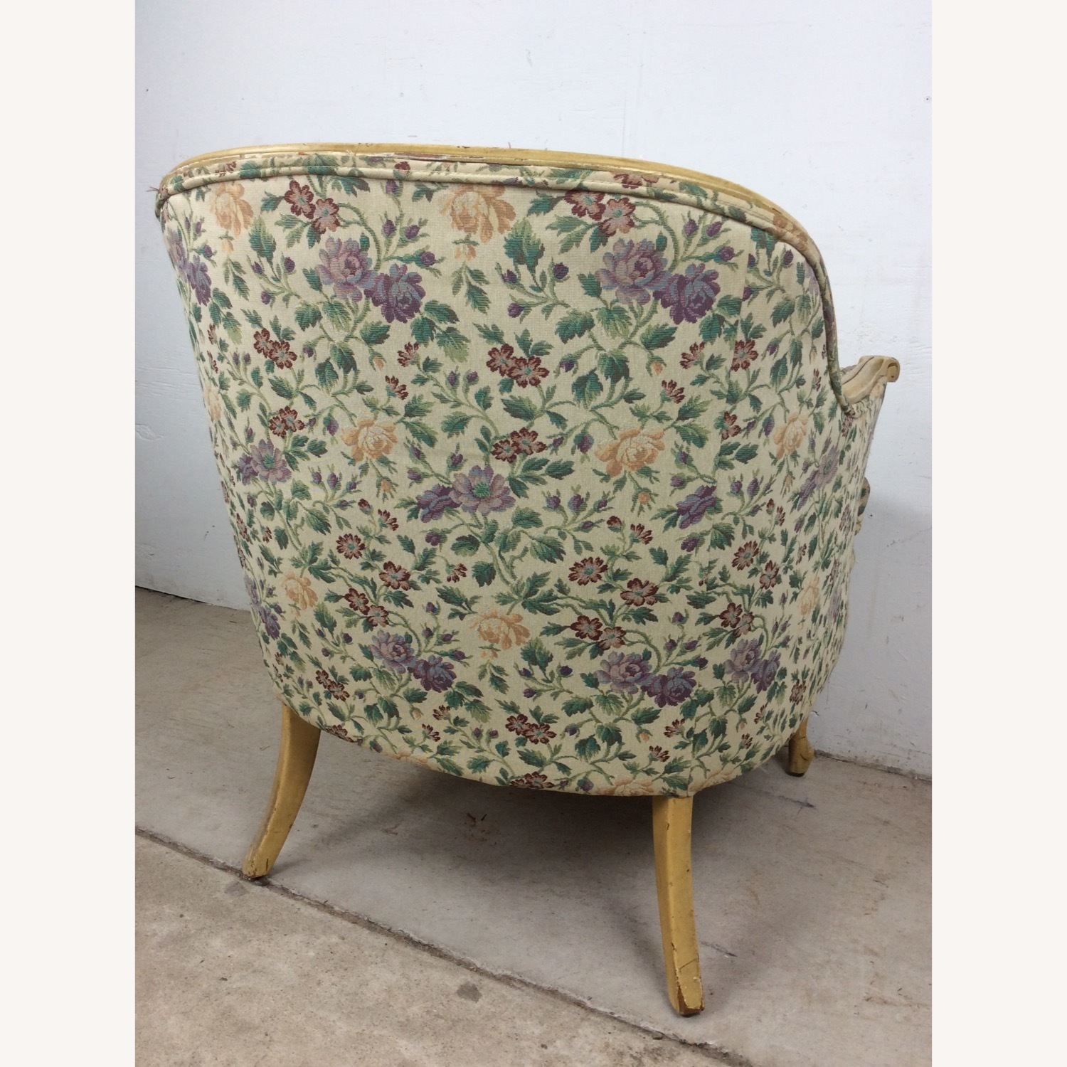 Vintage French Provincial Style Club Chair - image-17
