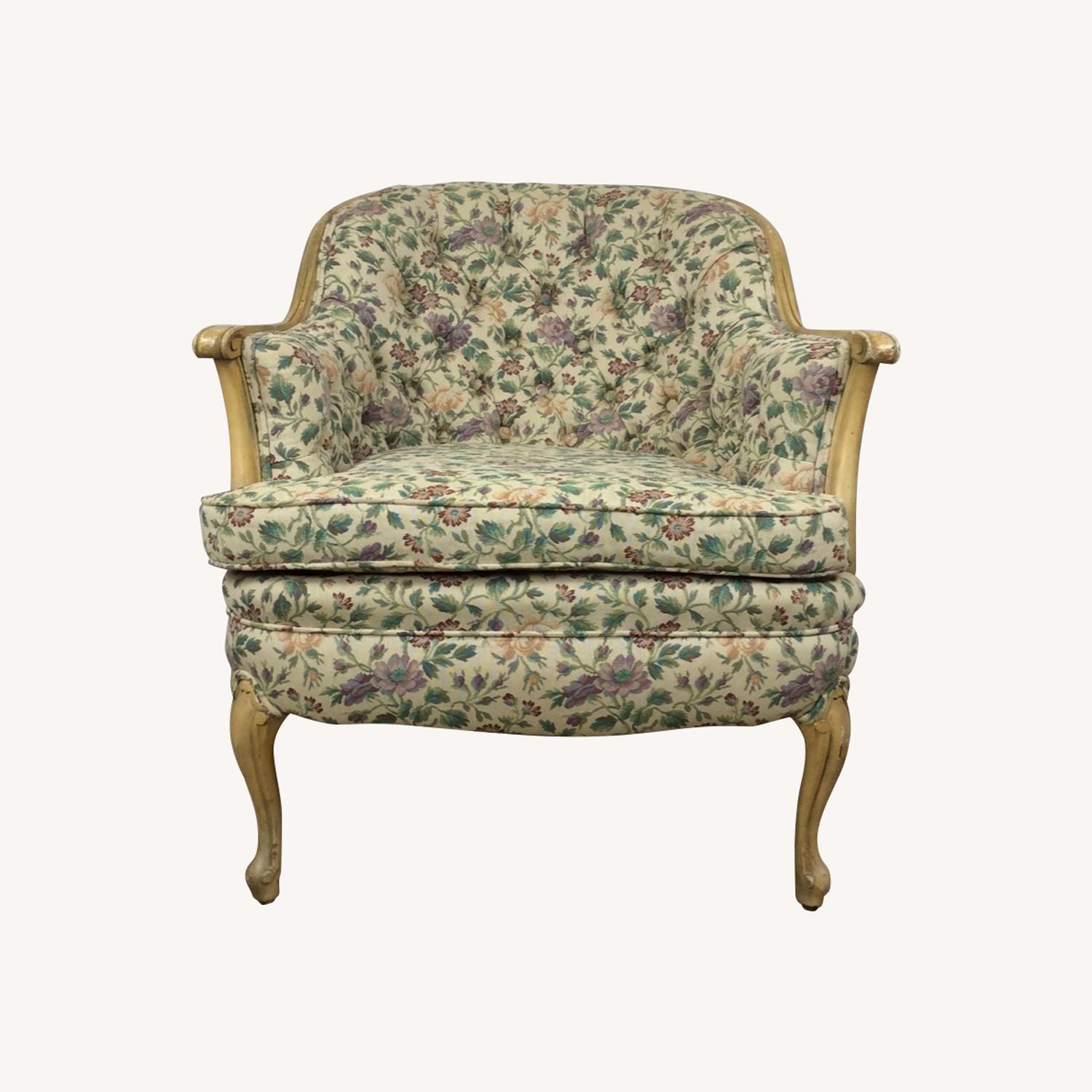 Vintage French Provincial Style Club Chair - image-0