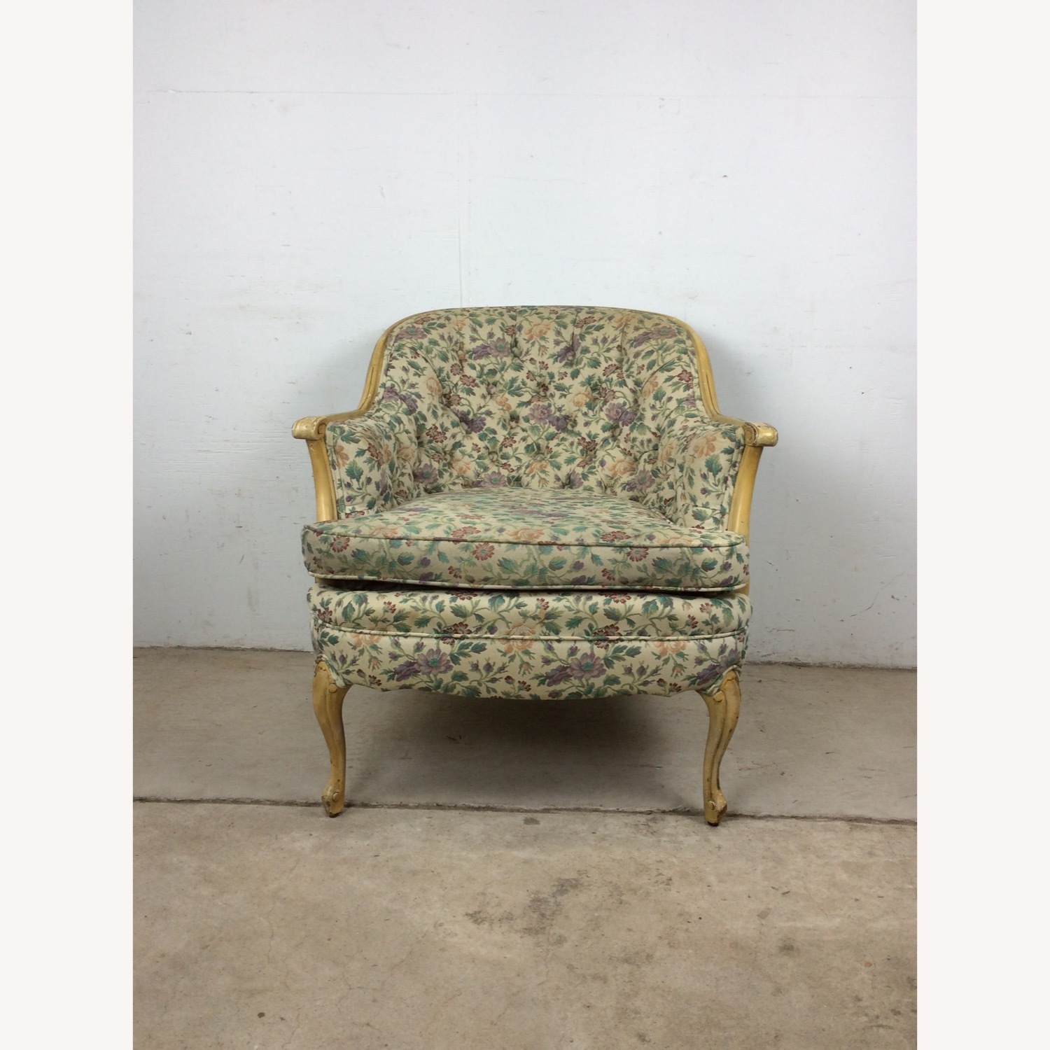 Vintage French Provincial Style Club Chair - image-1
