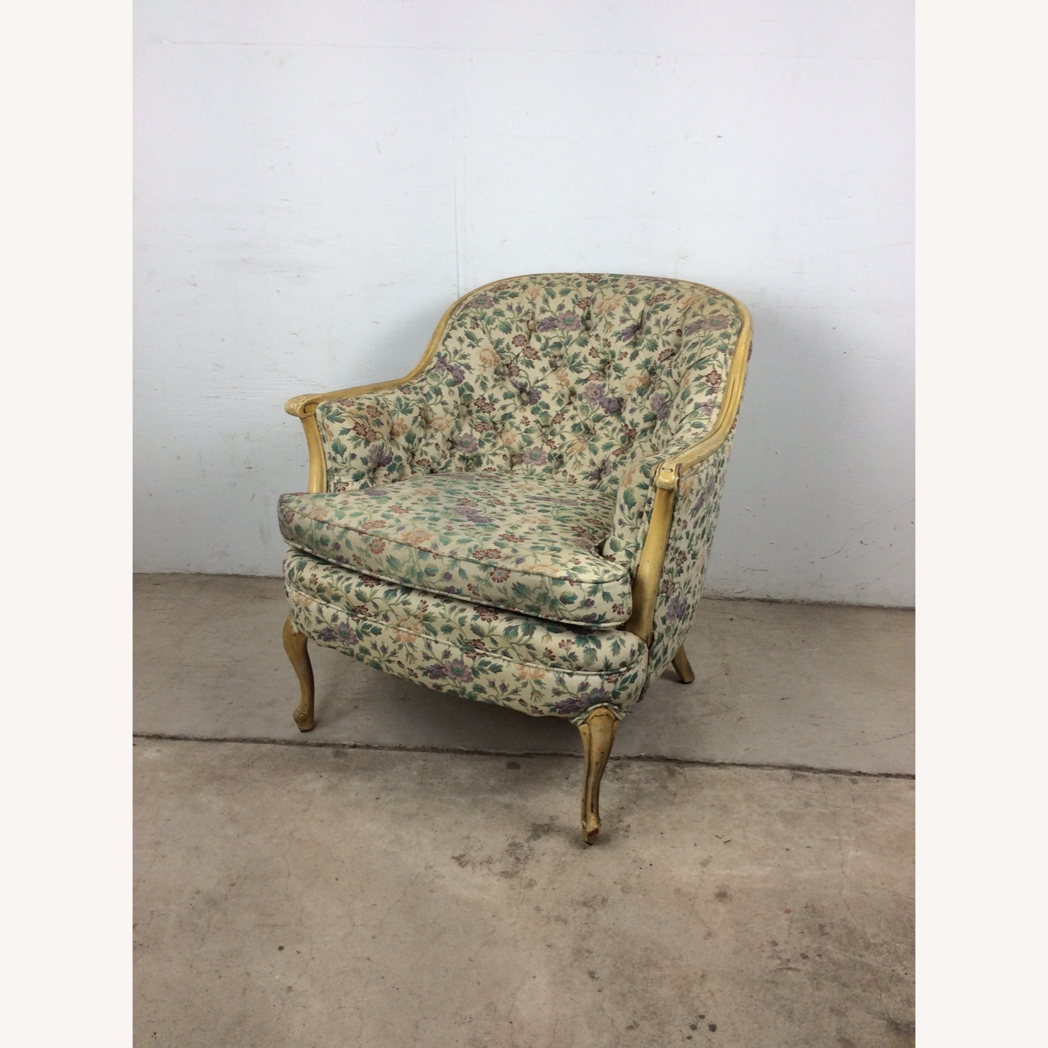 Vintage French Provincial Style Club Chair - image-19