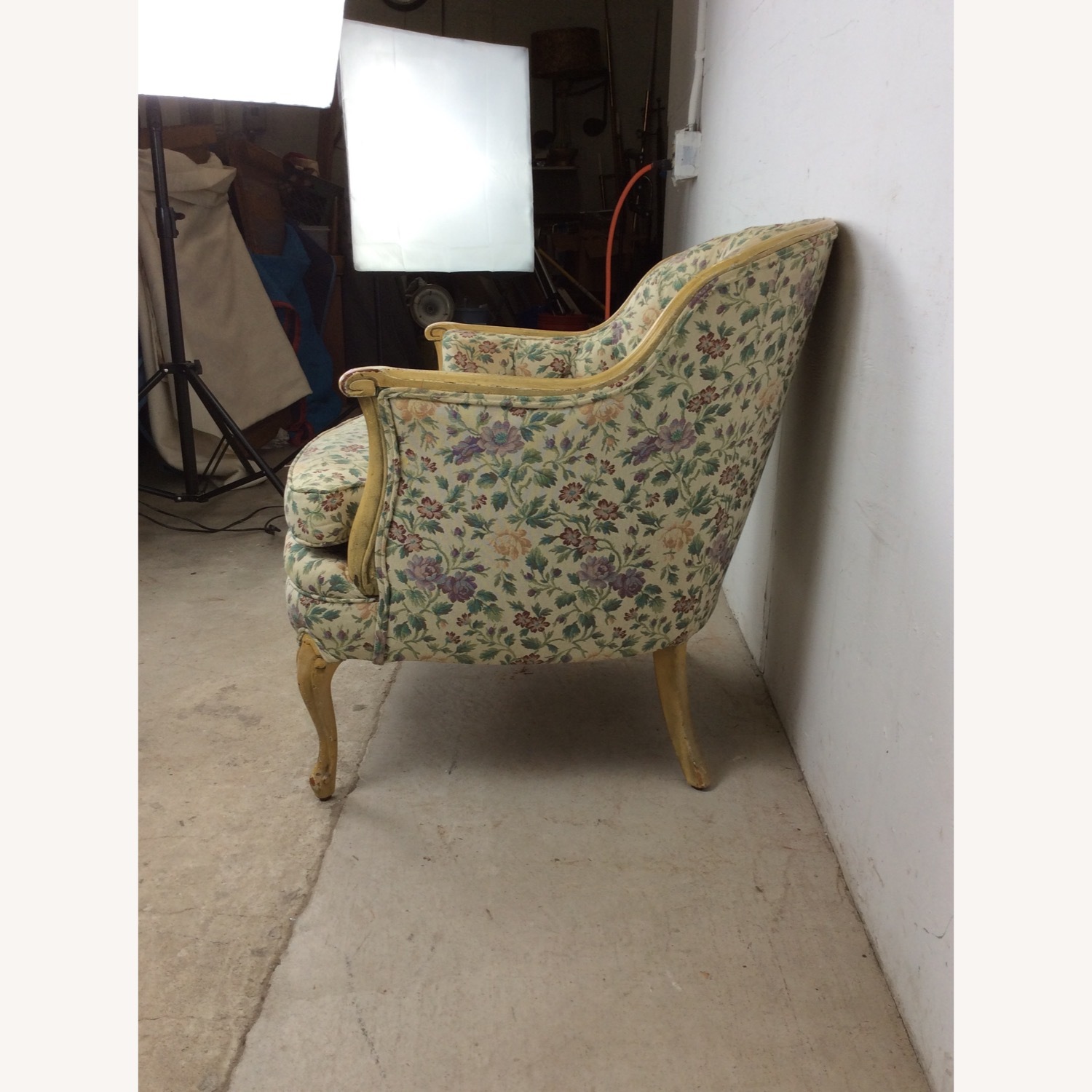 Vintage French Provincial Style Club Chair - image-8