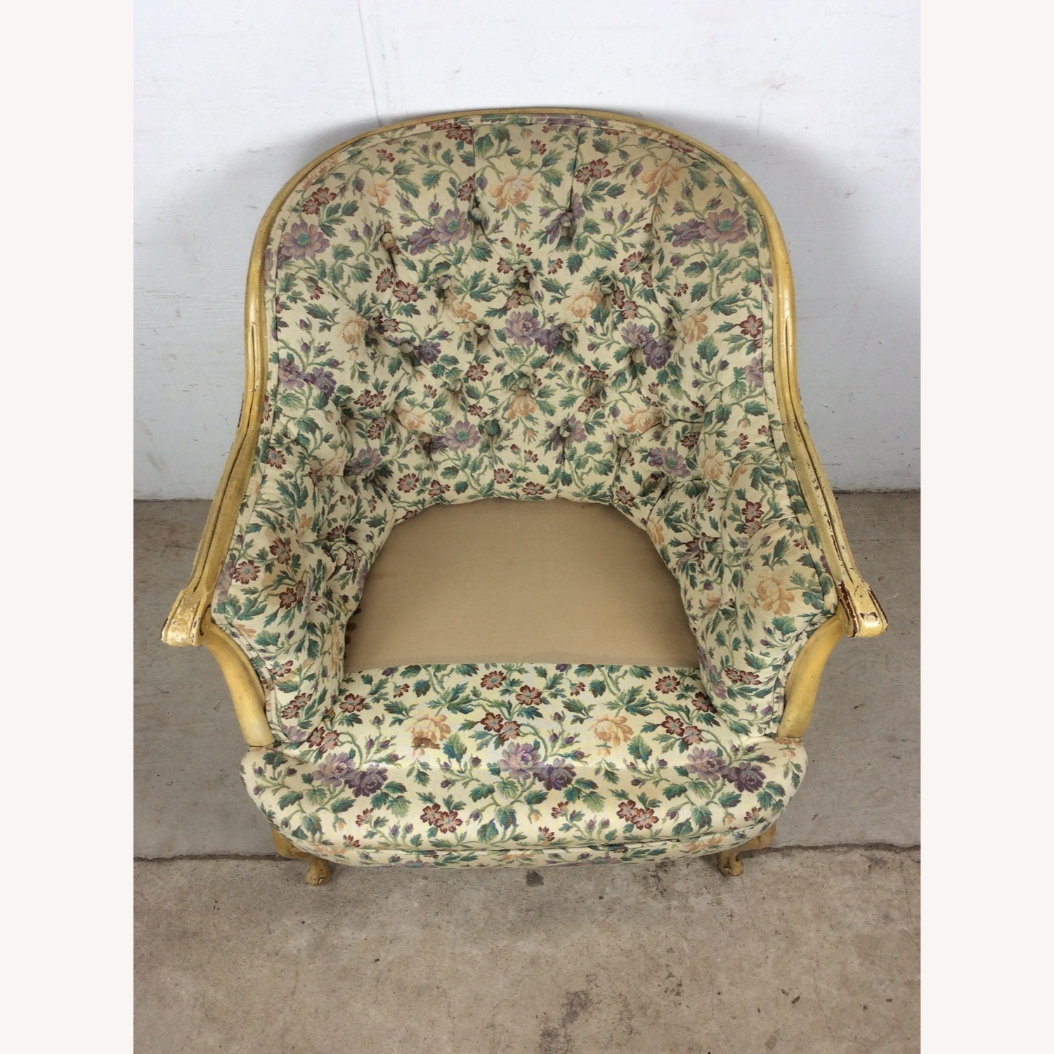 Vintage French Provincial Style Club Chair - image-10