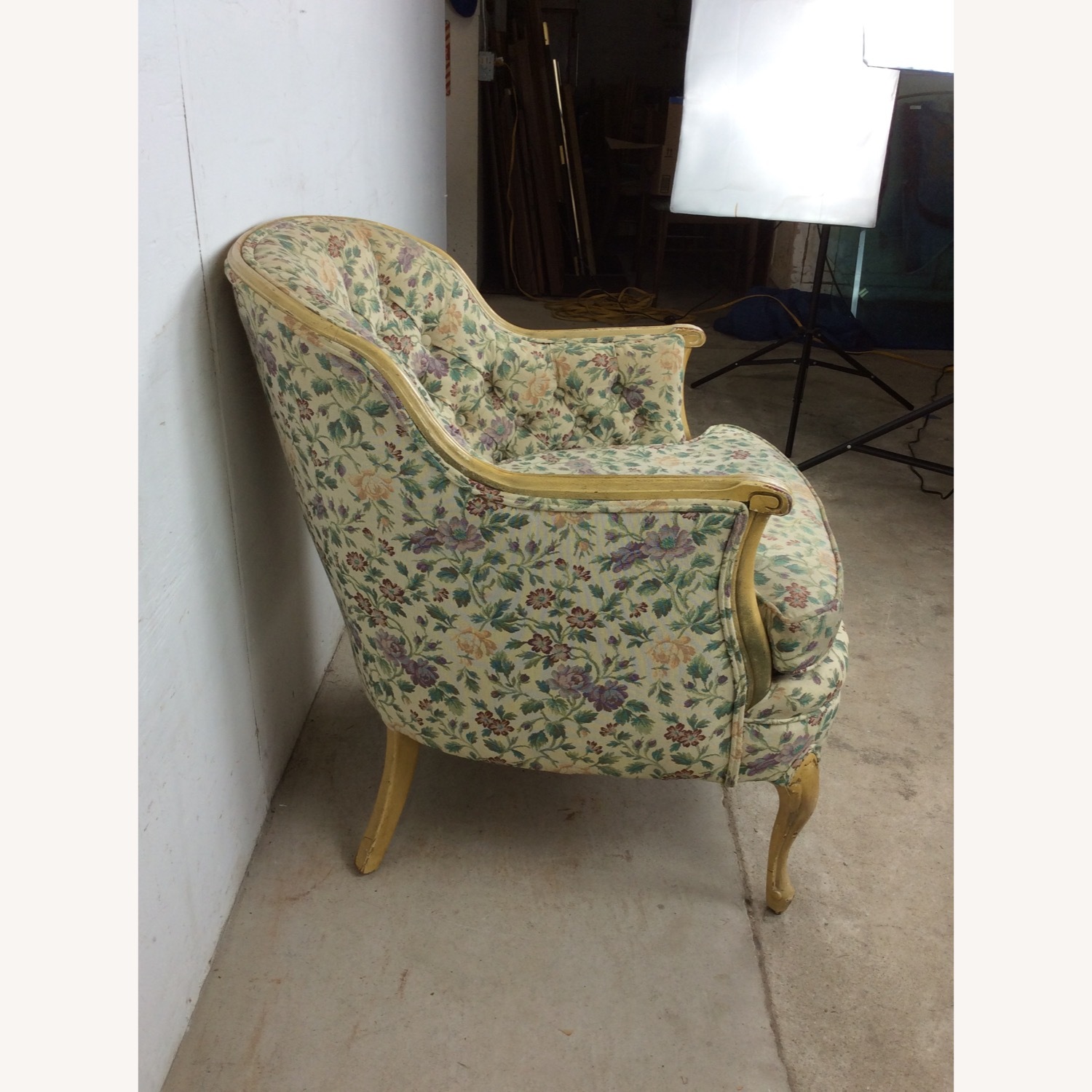 Vintage French Provincial Style Club Chair - image-9