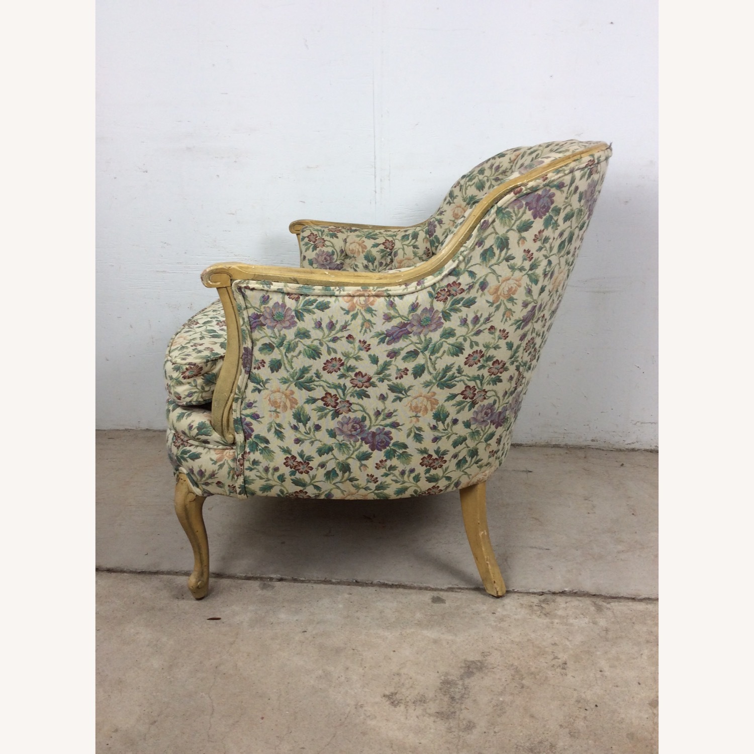 Vintage French Provincial Style Club Chair - image-8