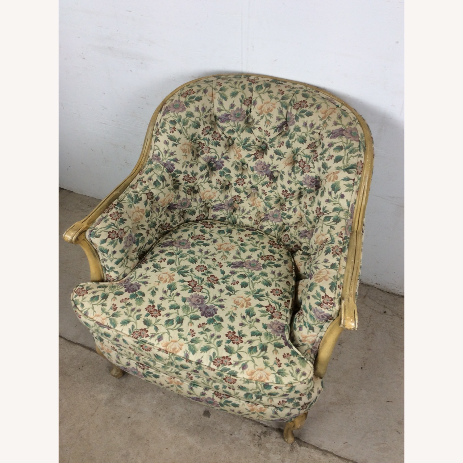 Vintage French Provincial Style Club Chair - image-4