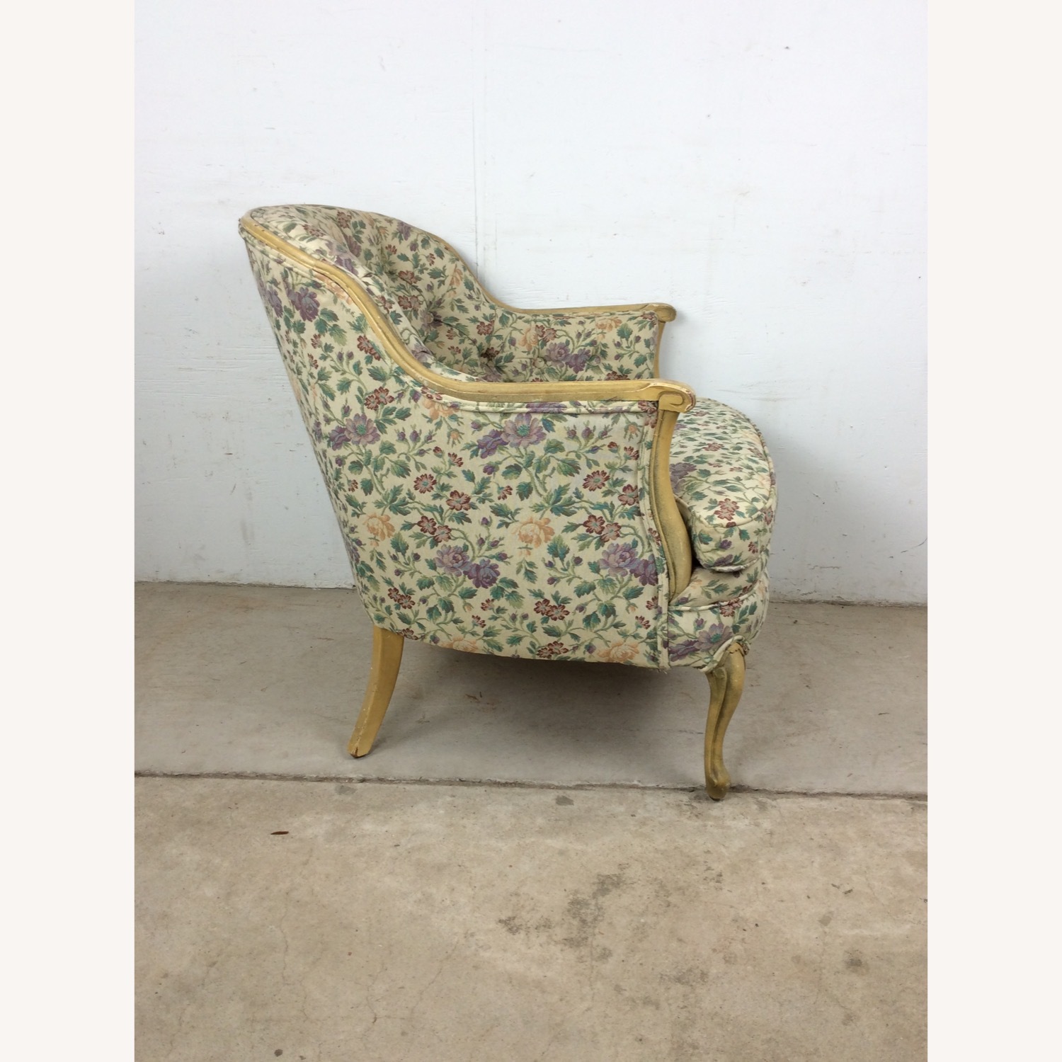 Vintage French Provincial Style Club Chair - image-11