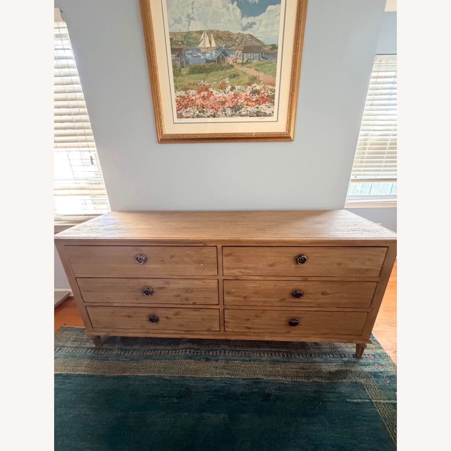 Restoration Hardware Maison 6-Drawer Dresser - Antiqued Grey Finish - image-6