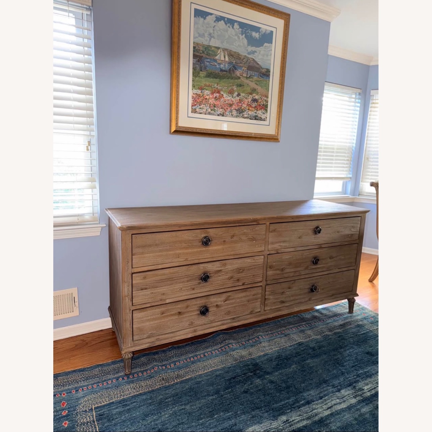 Restoration Hardware Maison 6-Drawer Dresser - Antiqued Grey Finish - image-3