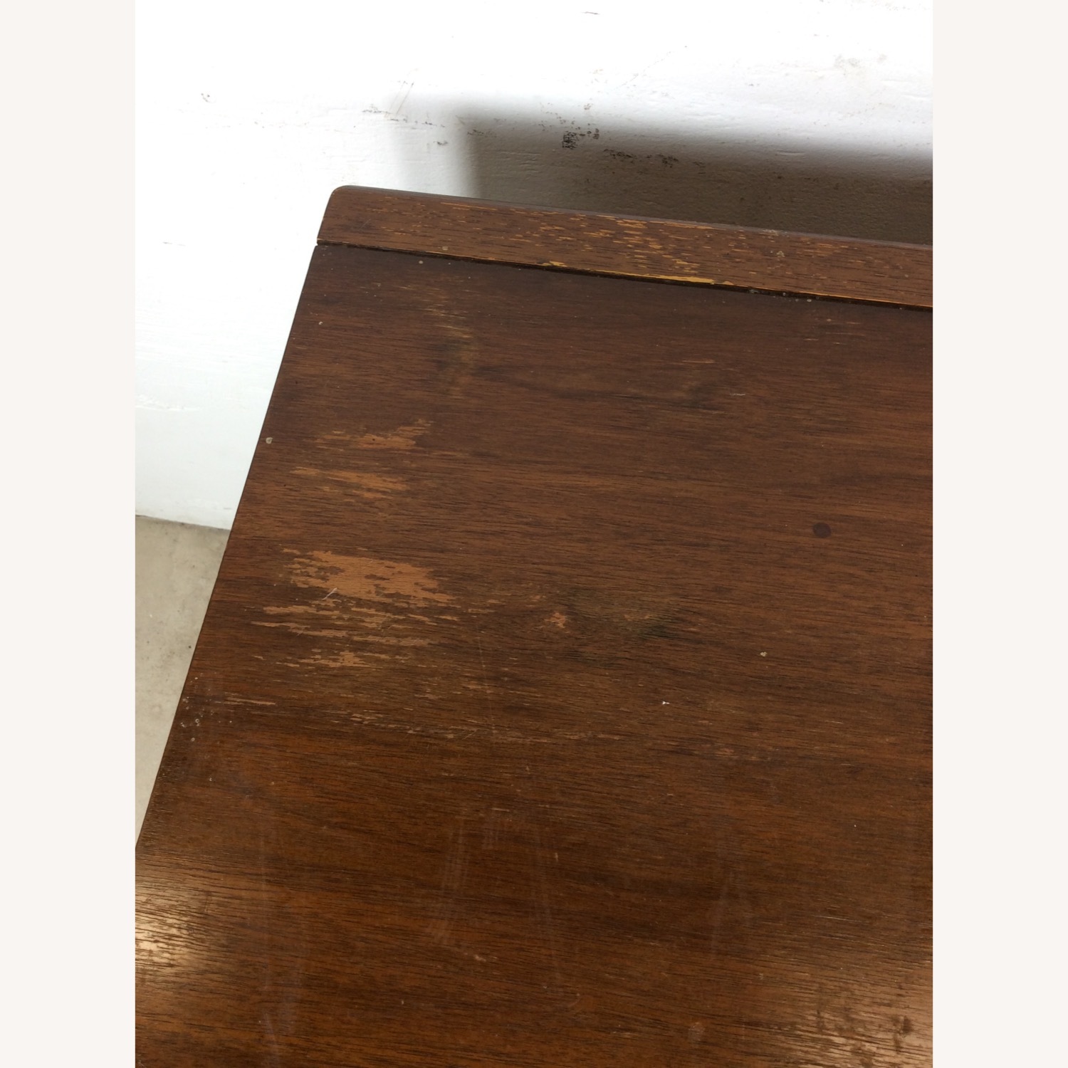 Mid Century Writing Desk w/ Caned Back by Broyhill - image-7