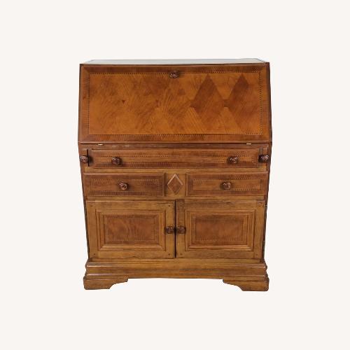Used Vintage Drop Front Secretary Desk with Storage for sale on AptDeco
