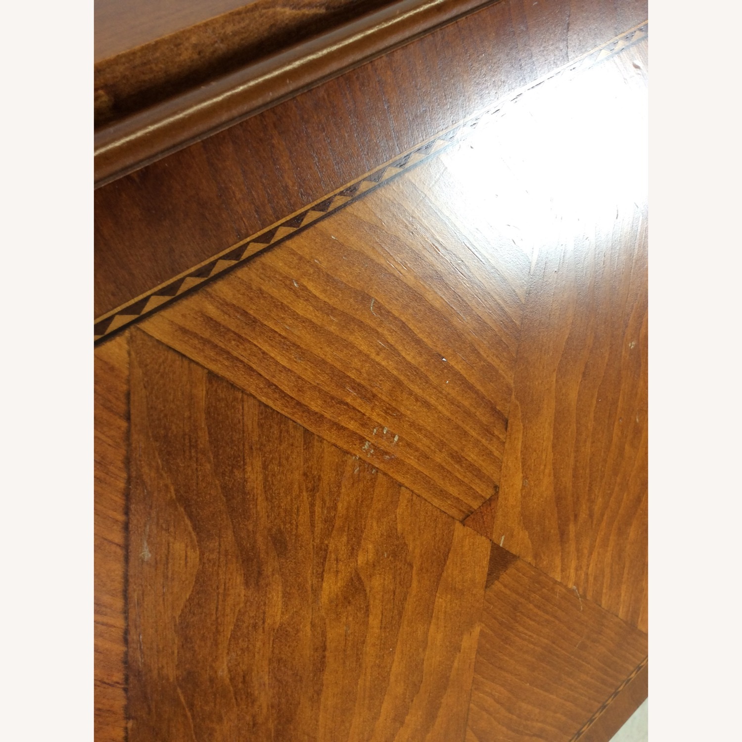 Vintage Drop Front Secretary Desk with Storage - image-12